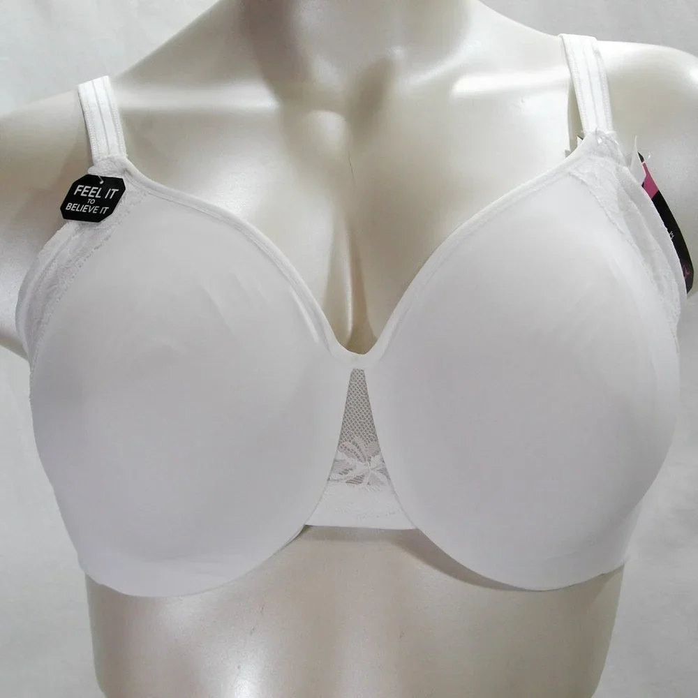 40DD Olga GI8961A Cloud 9 Underwire‎ 2-Ply Minimizer Bra White NWT